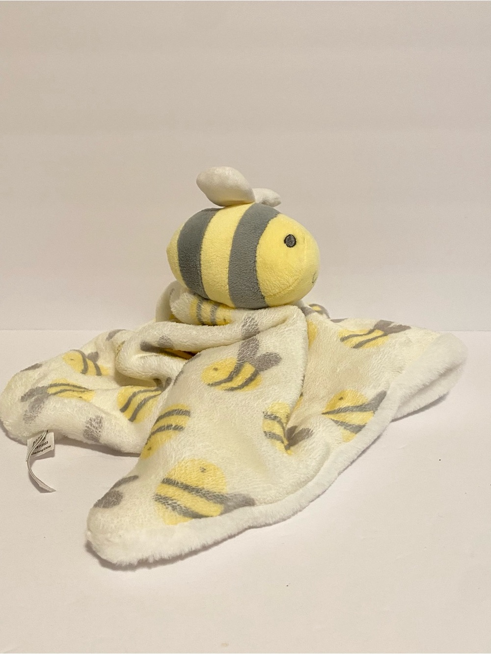 Dream Gro Bee Baby Bumblebee Lovey Boy Girl Security Blanket Grow Toy Yellow